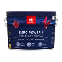 Краска в/д интерьерная EURO POWER 7 A моющаяся (9 л)